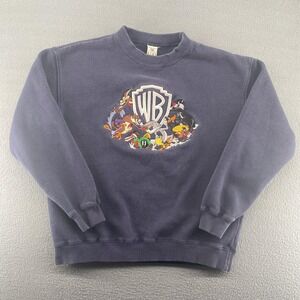 Vintage Warner Bros Studio Store Sweatshirt Kids XL Crewneck‎ Looney Tunes 90s